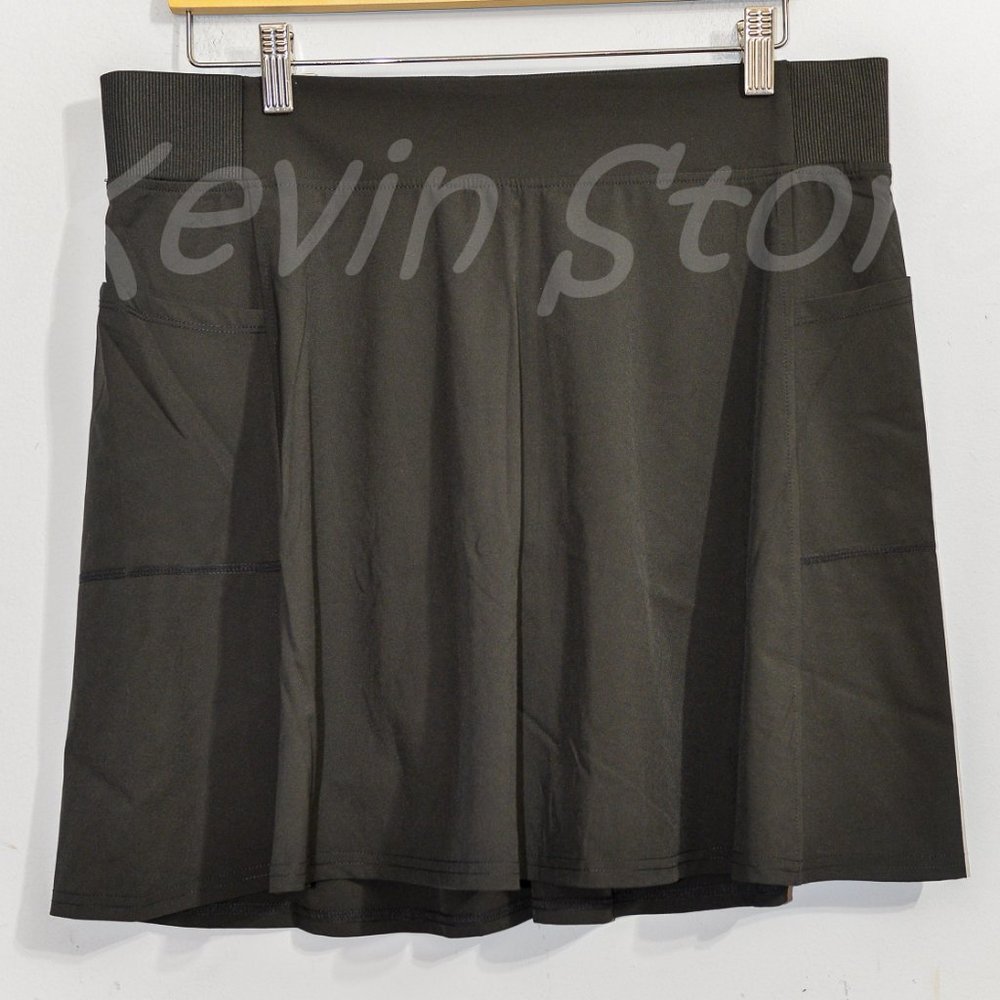 NWT 32‎ Degrees ladies Flowy lightweight skorts Black